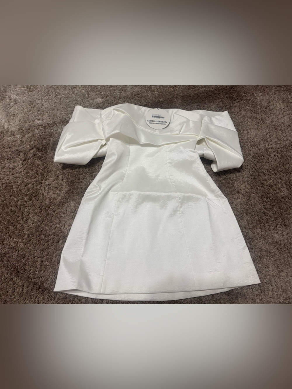 Baby boo BRIELLA MINI DRESS - IVORY